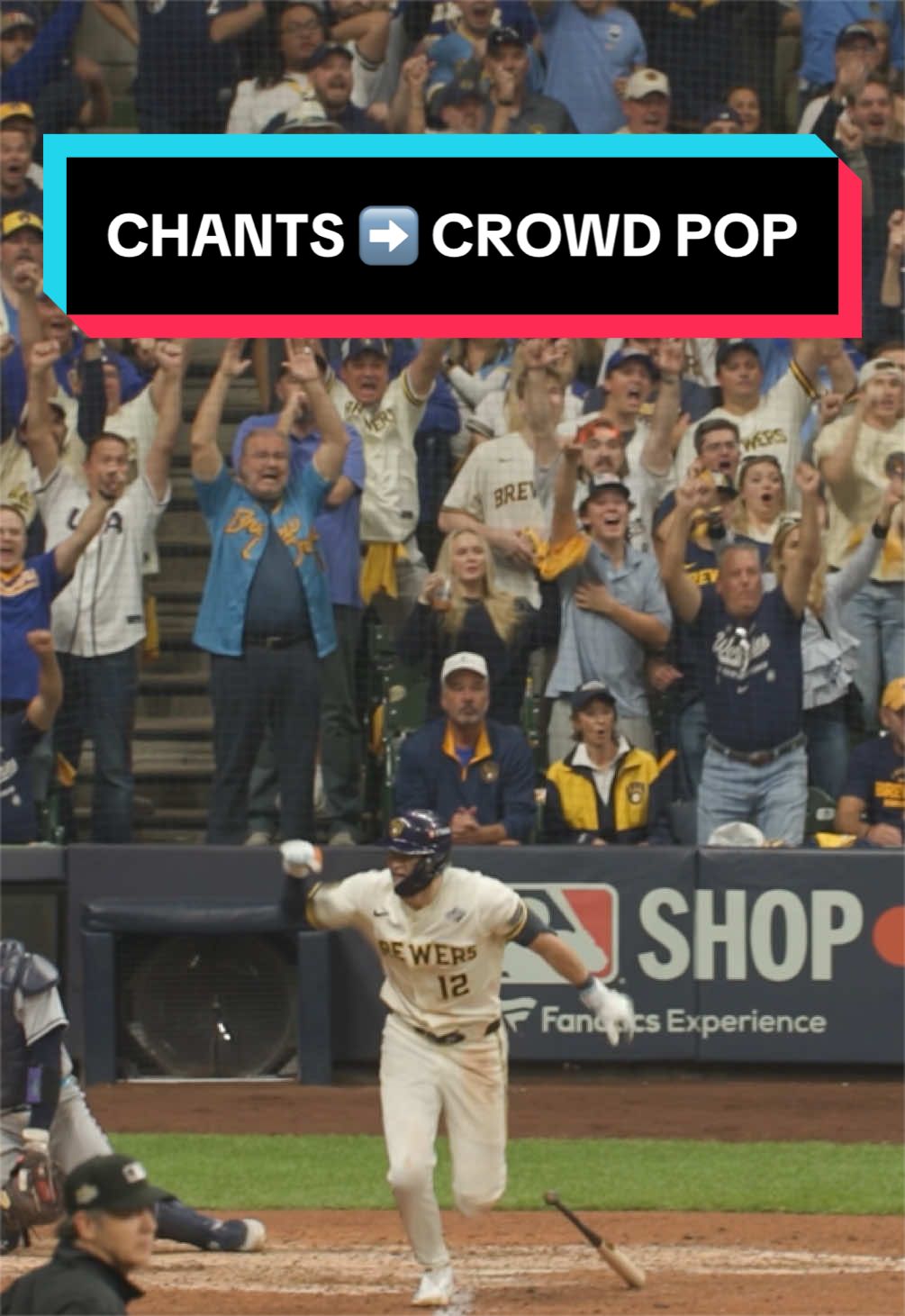 @Brewers fans were chanting for Cooper Pratt and he lived up to the moment! 