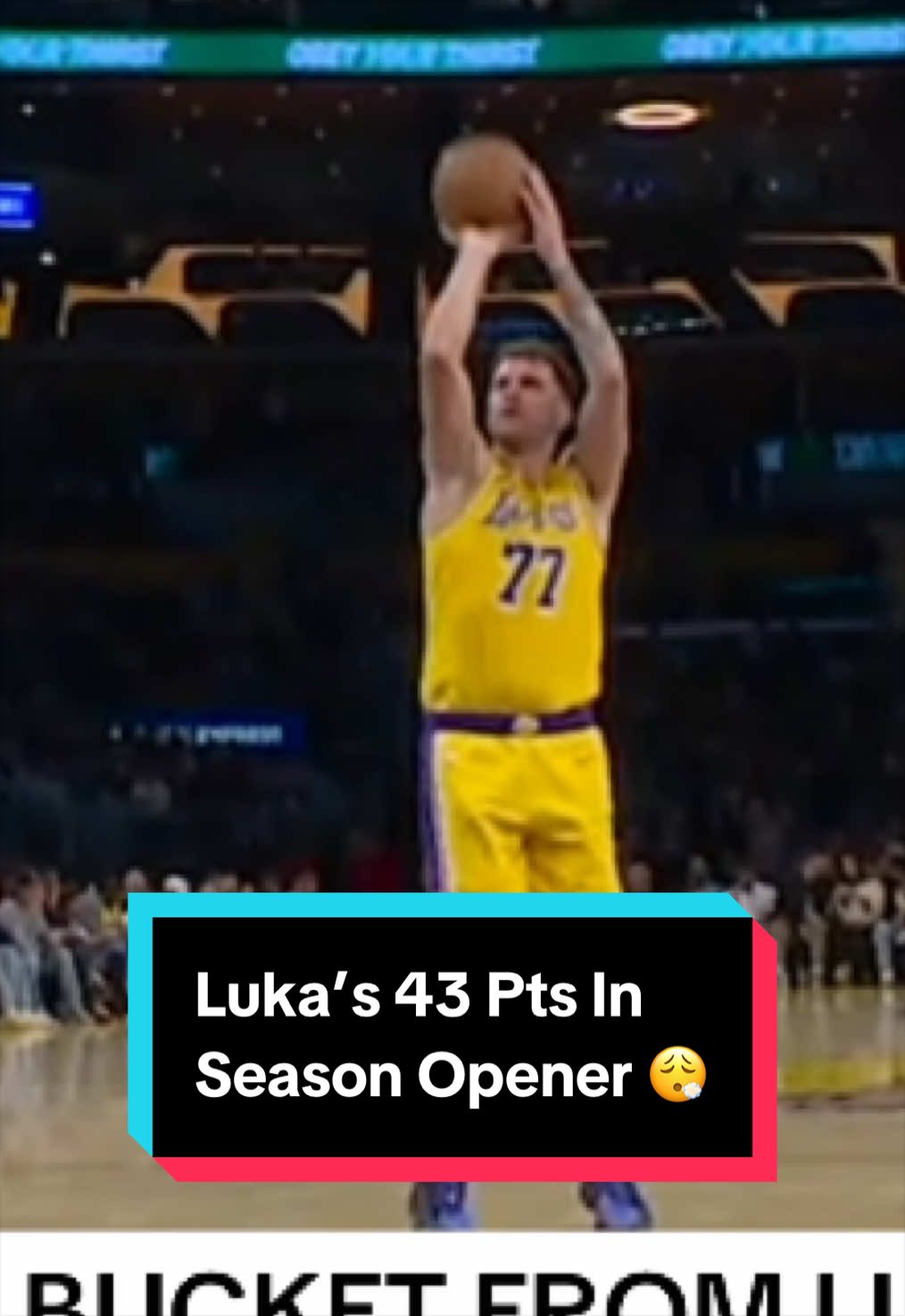 Luka Dončić joined Kobe Bryant and Elgin Baylor as the ONLY Lakers with 40+ in a season opener! 🤯 