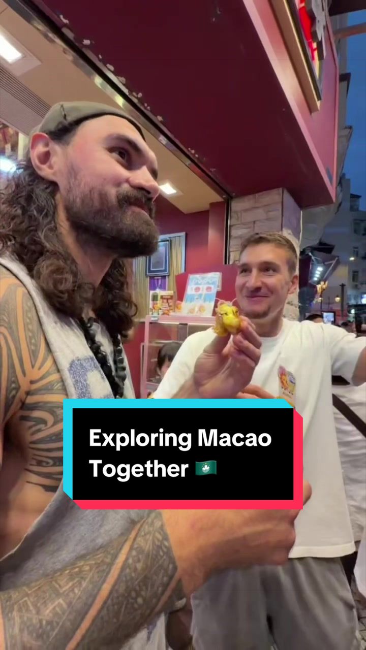 Two men from New Zealand and Serbia explore Macao 🌏👀🇲🇴