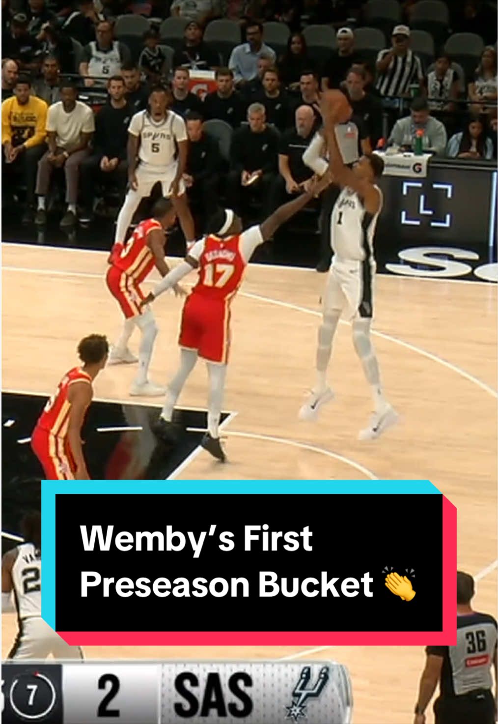 First of many for Wemby 👀 
