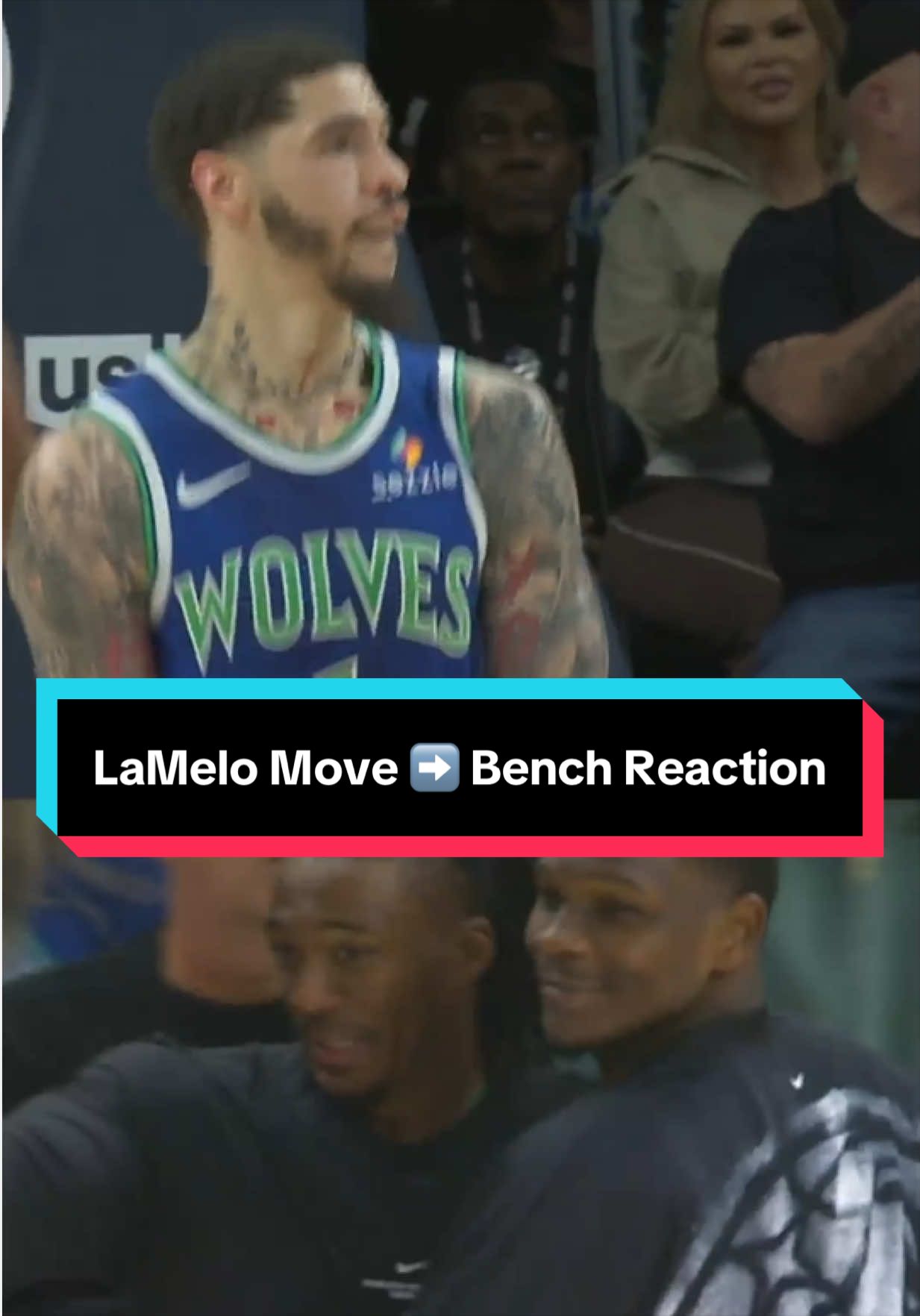 LaMelo with the great move, Ant with the great reaction 🤩 