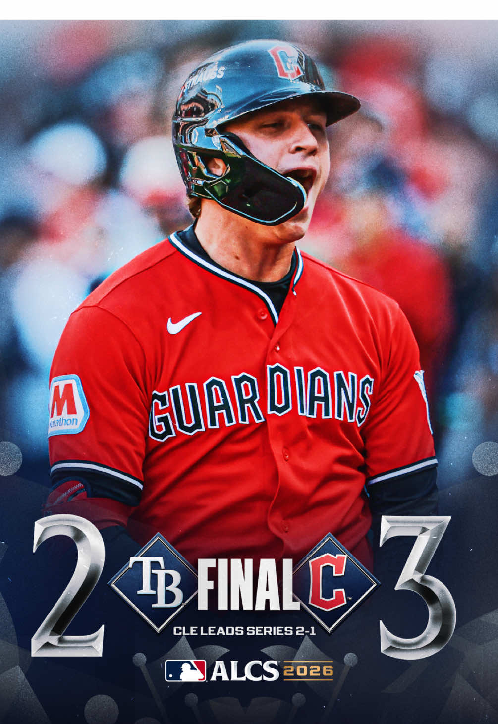 The Guardians defend home field and take a 2-1 ALCS lead!