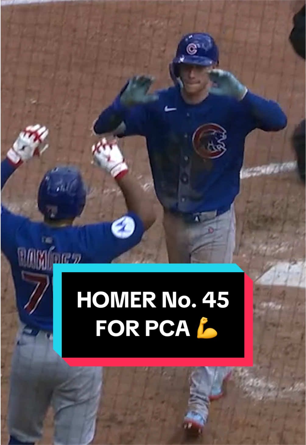 Pete Crow-Armstrong ties Kyle Schwarber for the Major League lead in home runs! 