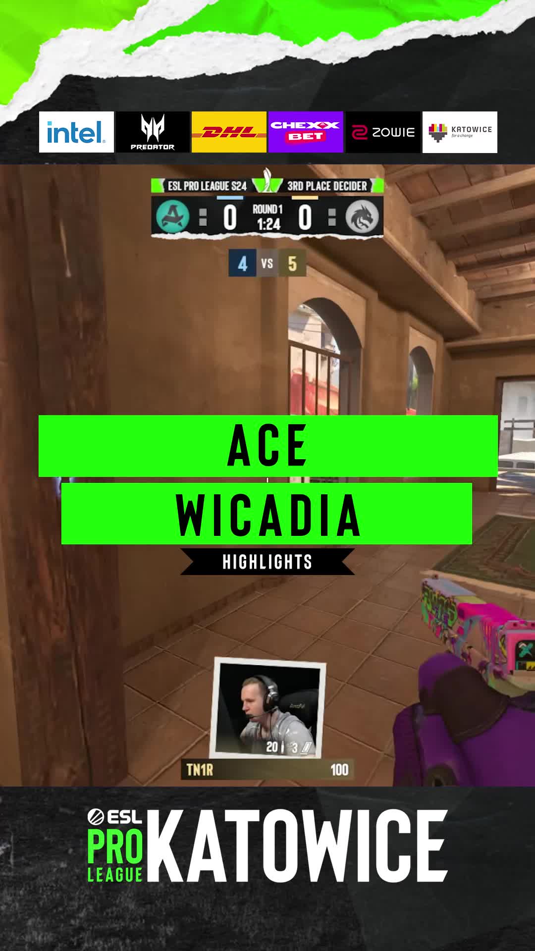 Wicadia ACED against Spirit 🔥 