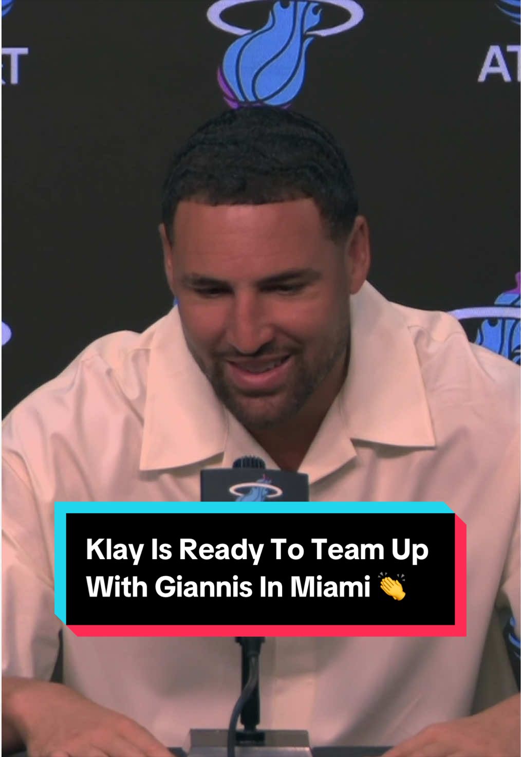 Klay Thompson on his extreme respect for & excitement to play with Giannis Antetokounmpo in Miami 🔥