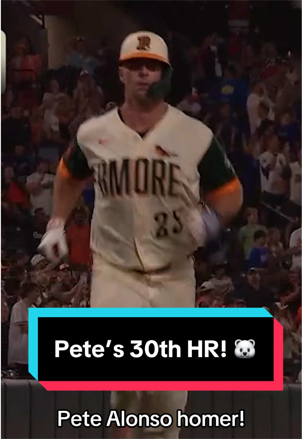 The 30th home run of the season for the Polar Bear!