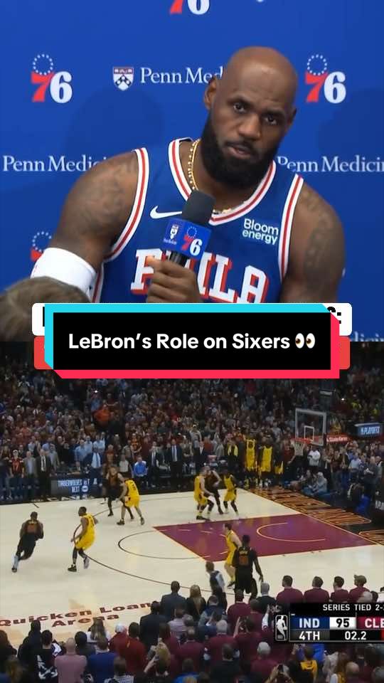 LeBron’s gonna do whatever the team needs this season 🫡 