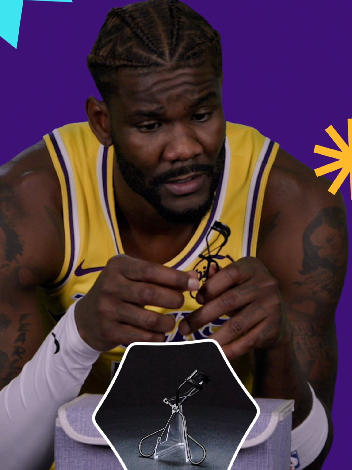 “Is this a scissors bike?” Lakers guess beauty products 