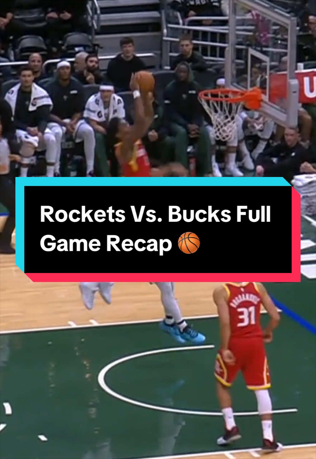 Quick rewind ⏮️. Full recap. Here’s everything from tonight @houstonrockets vs. @Bucks 🏀 