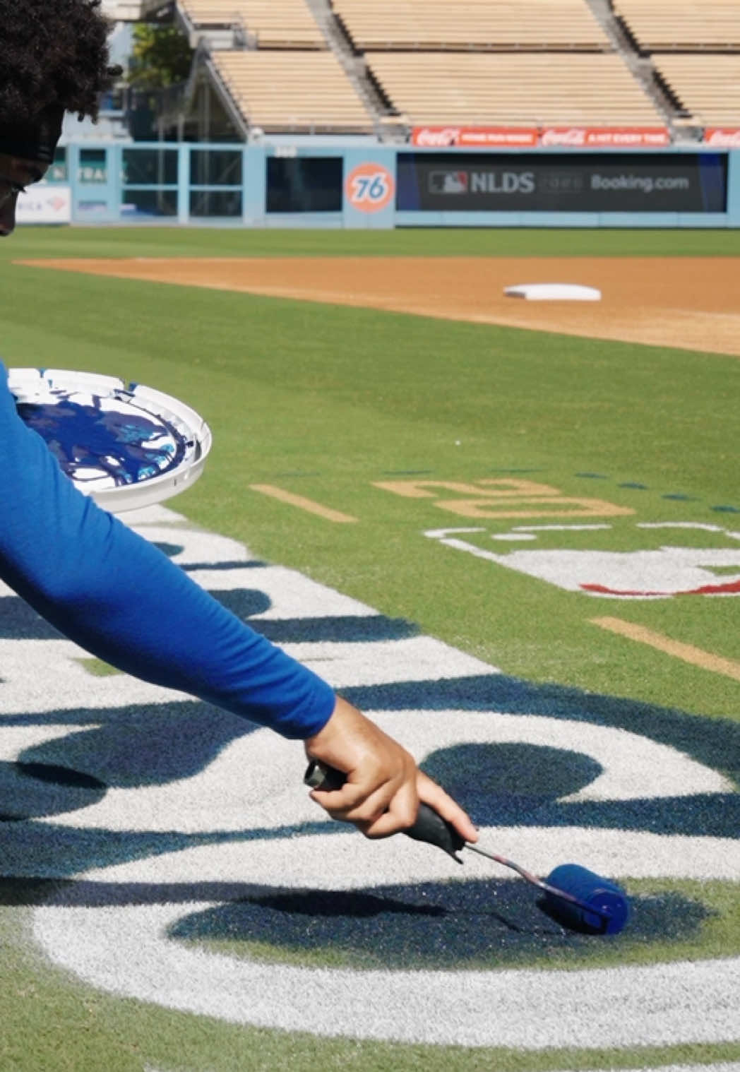 Fresh paint for the NLDS. 