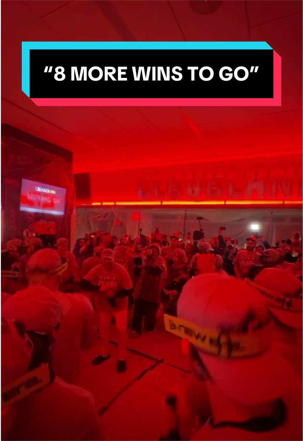 "We've got 8 more wins to go"