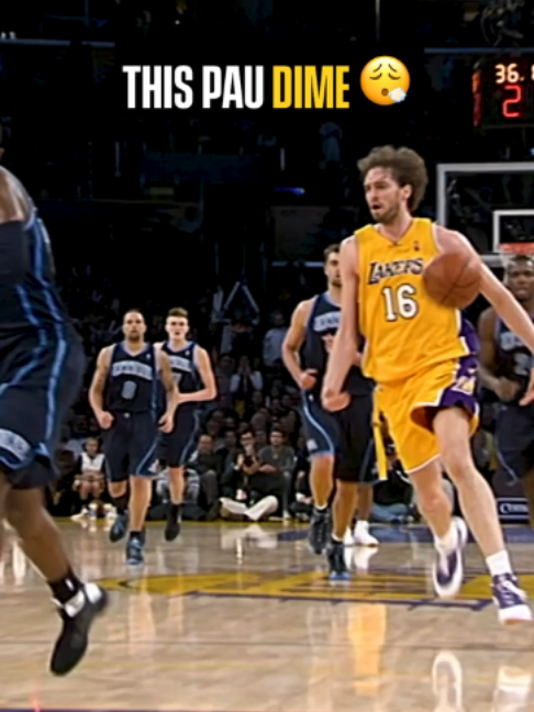 That was smooooth, Pau 😤 
