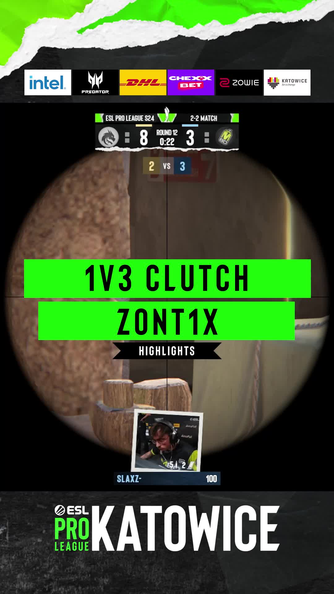 zont1x 1v3 clutch 👀 