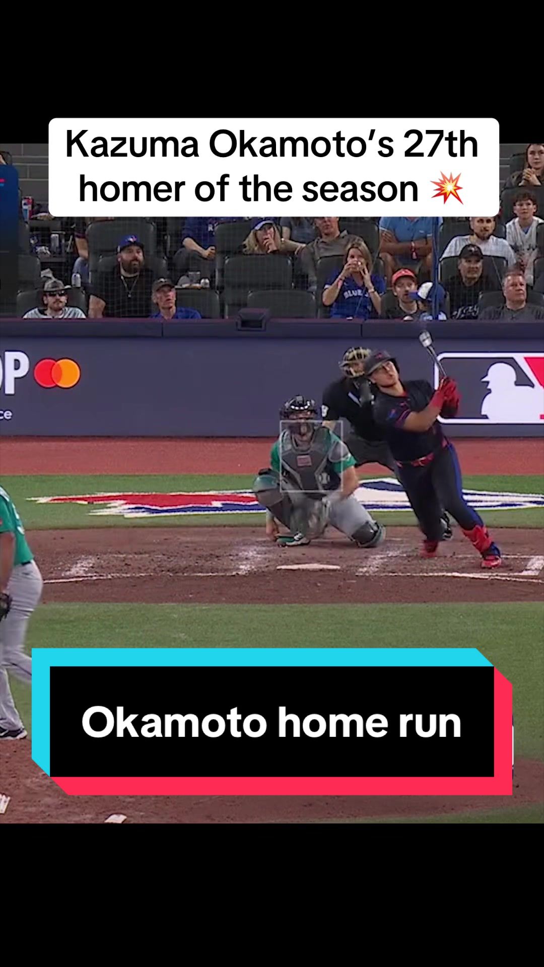 Okamoto continues to increase his Blue Jays rookie HR record! @Goodyear @Apple TV 