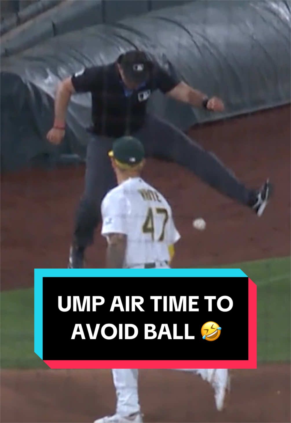 Ump flashing the vert! 🔥 