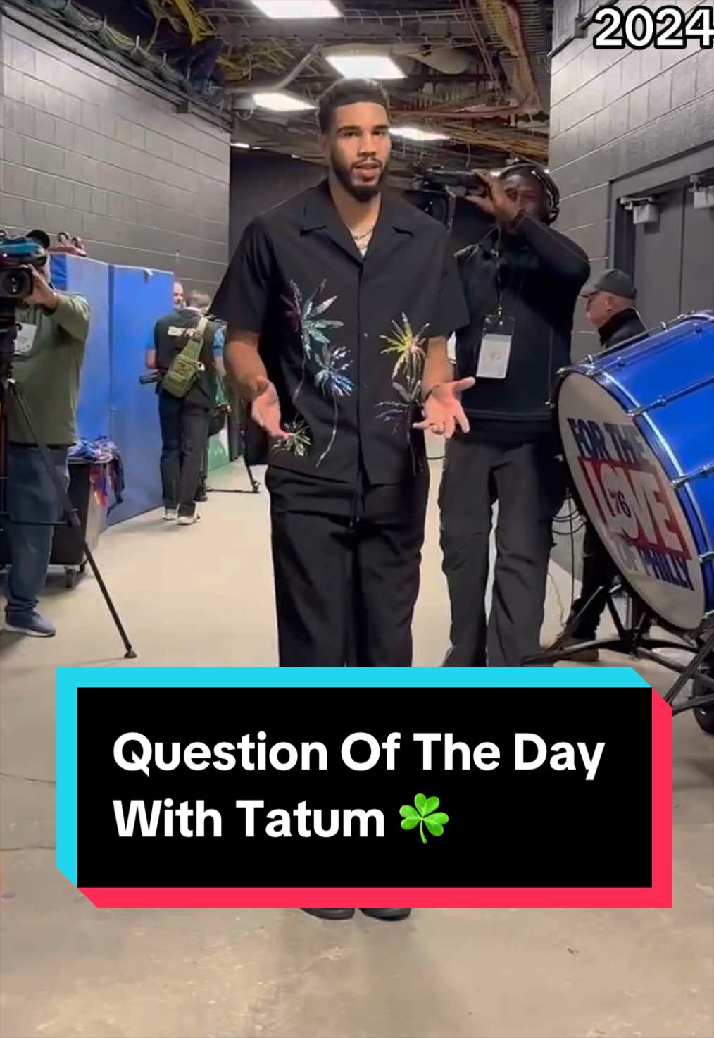 What’s one question you would ask JT? 🤔☘️ 