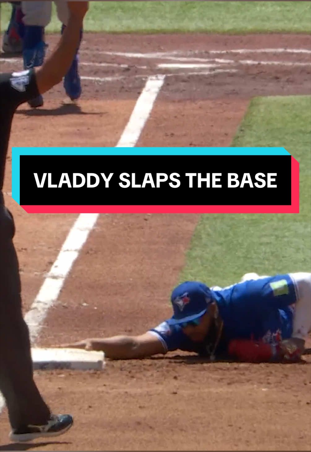 Vladimir Guerrero Jr. has a little fun with this unassisted double play! 