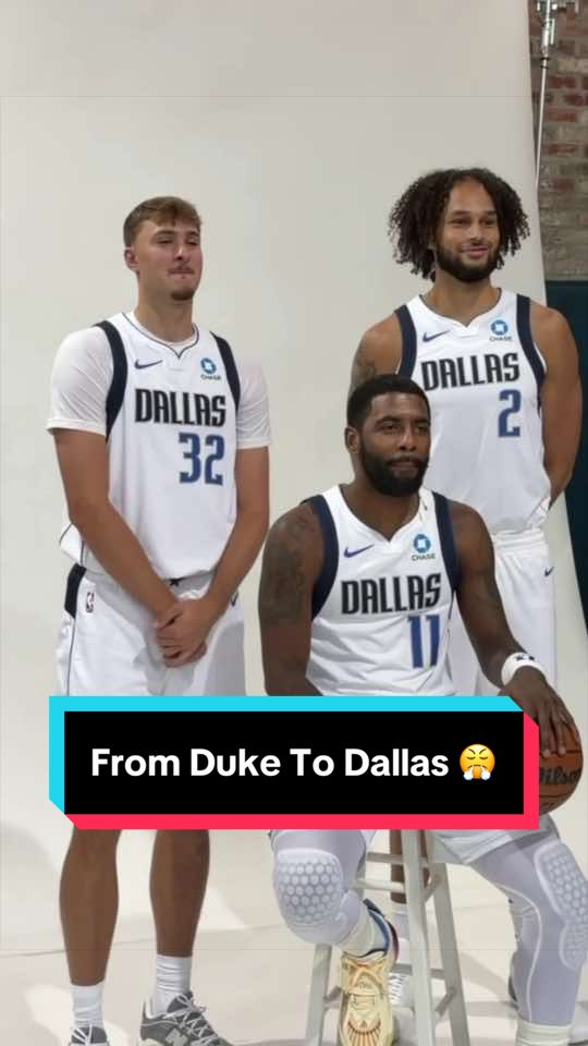 Coop, Kyrie, and Dereck representing Duke in Dallas 😤 
