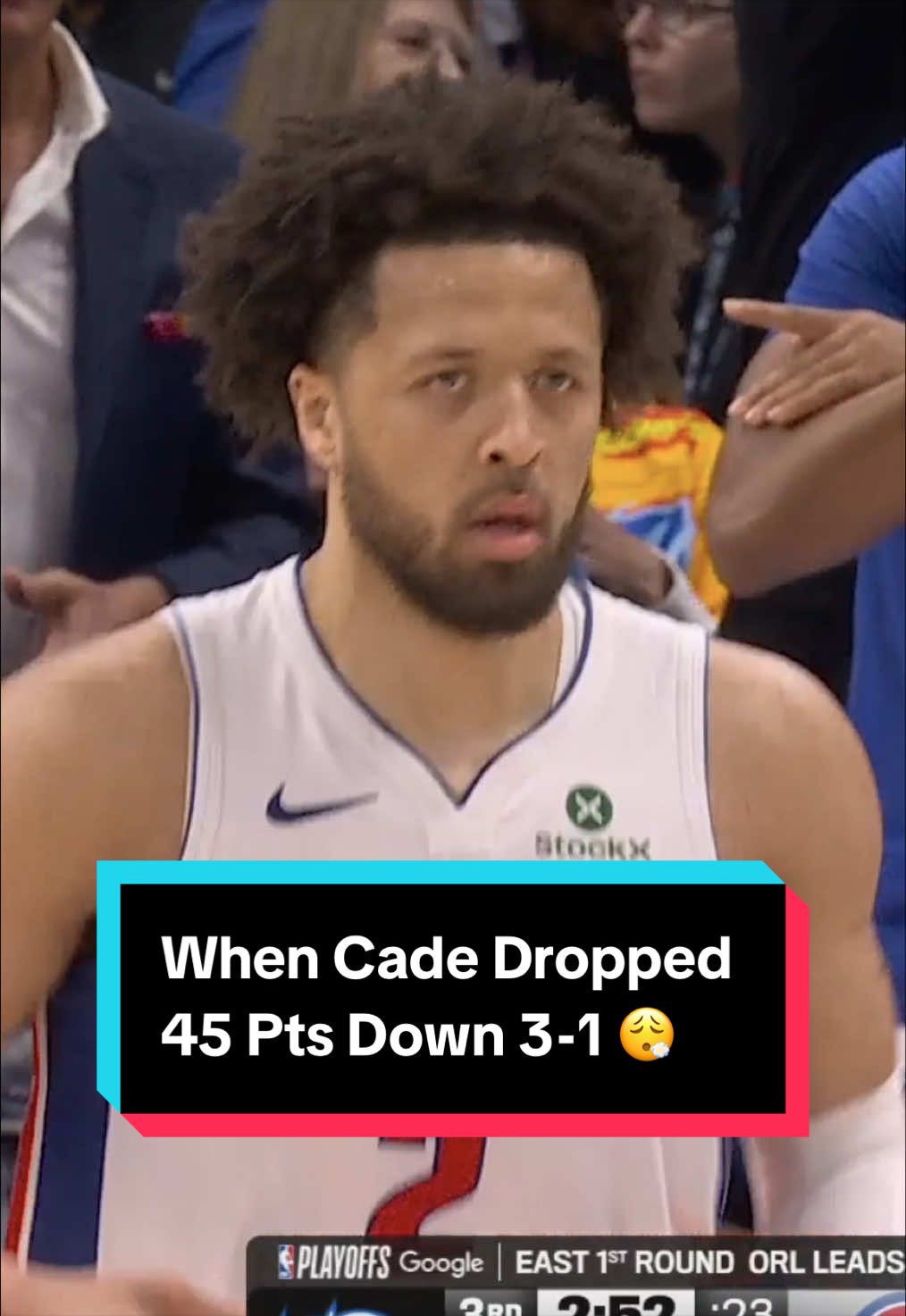 Round 1, trailing 3-1. Cade Cunningham TOOK OVER! 🔥 In honor of Cade turning 25 today, relive his 45-point masterpiece to fuel Detroit’s eventual 3-1 series comeback last spring 🫨 
