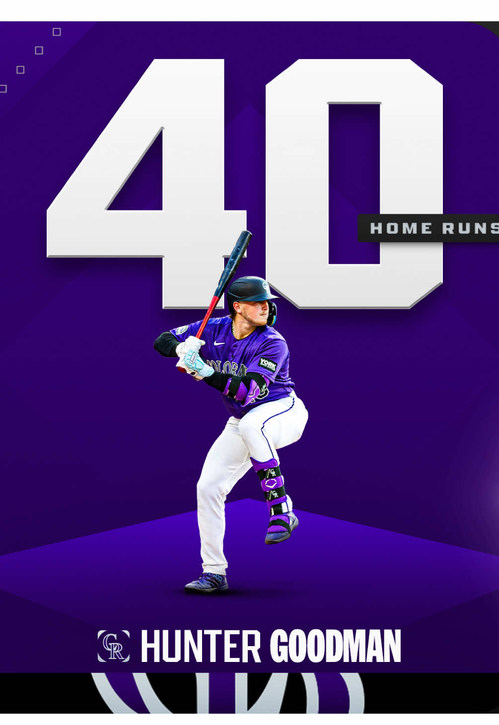 Hunter Goodman sends out homer No. 40 💪 