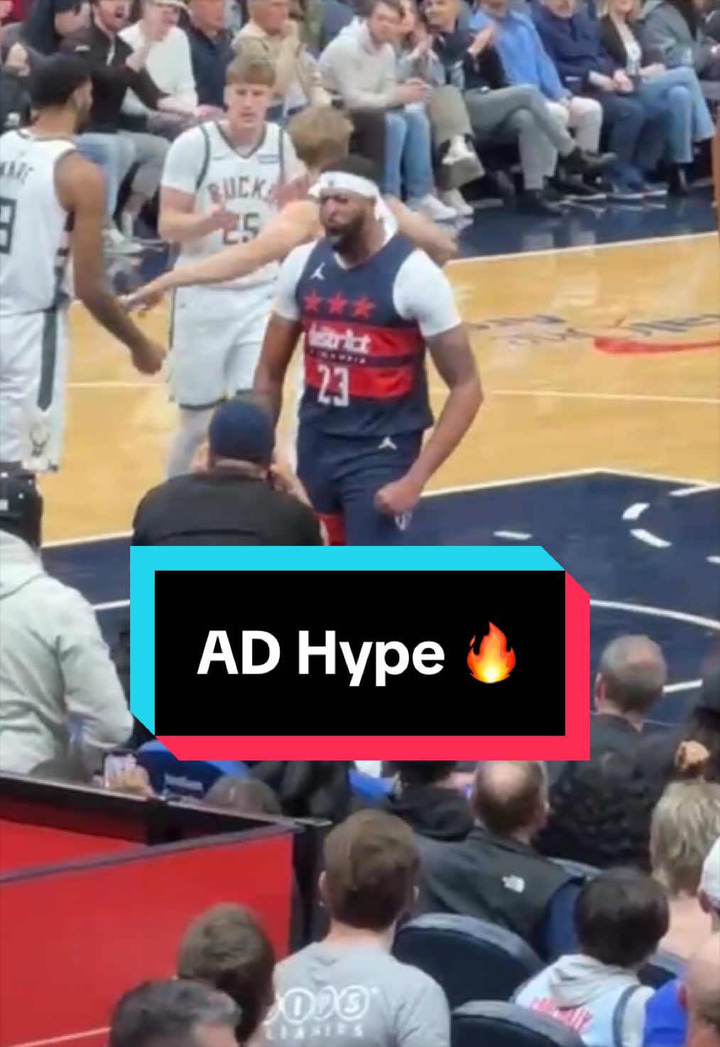 AD getting buckets already 👏 