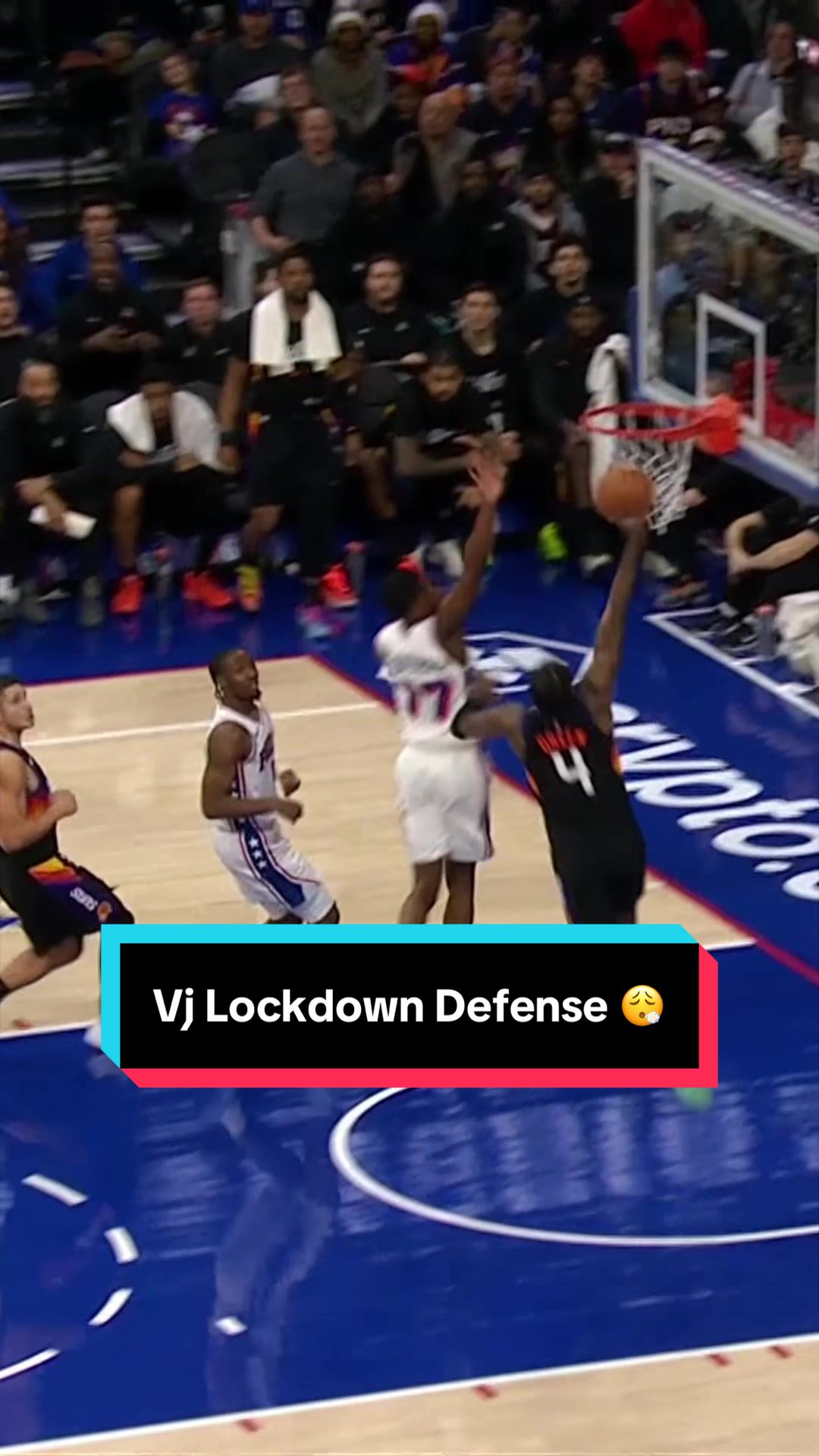 VJ Edgecombe was LOCKED IN on defense for his rookie season 😮‍💨 