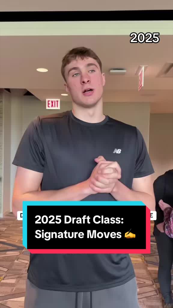 Before they started their rookie season the 2025 Draft aclass broke down their signature moves… Did you see any of them pull out their moves during a game? 👀 