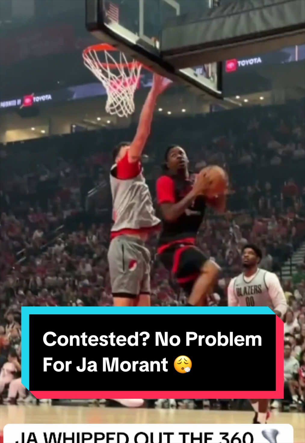 Ja making it look easy out there 😮‍💨(📹 via: Trail Blazers) 