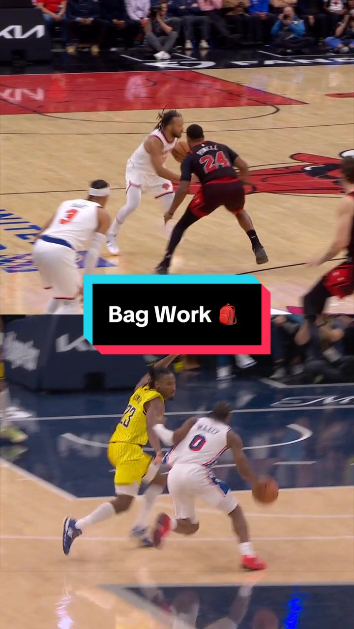 A pair of tough stepback threes from Brunson & Maxey 🔥 