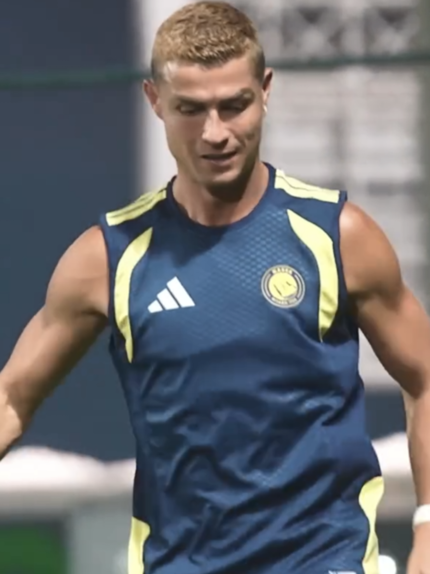 Cristiano trained today in preparation for the match against Al-Ettifaq. 