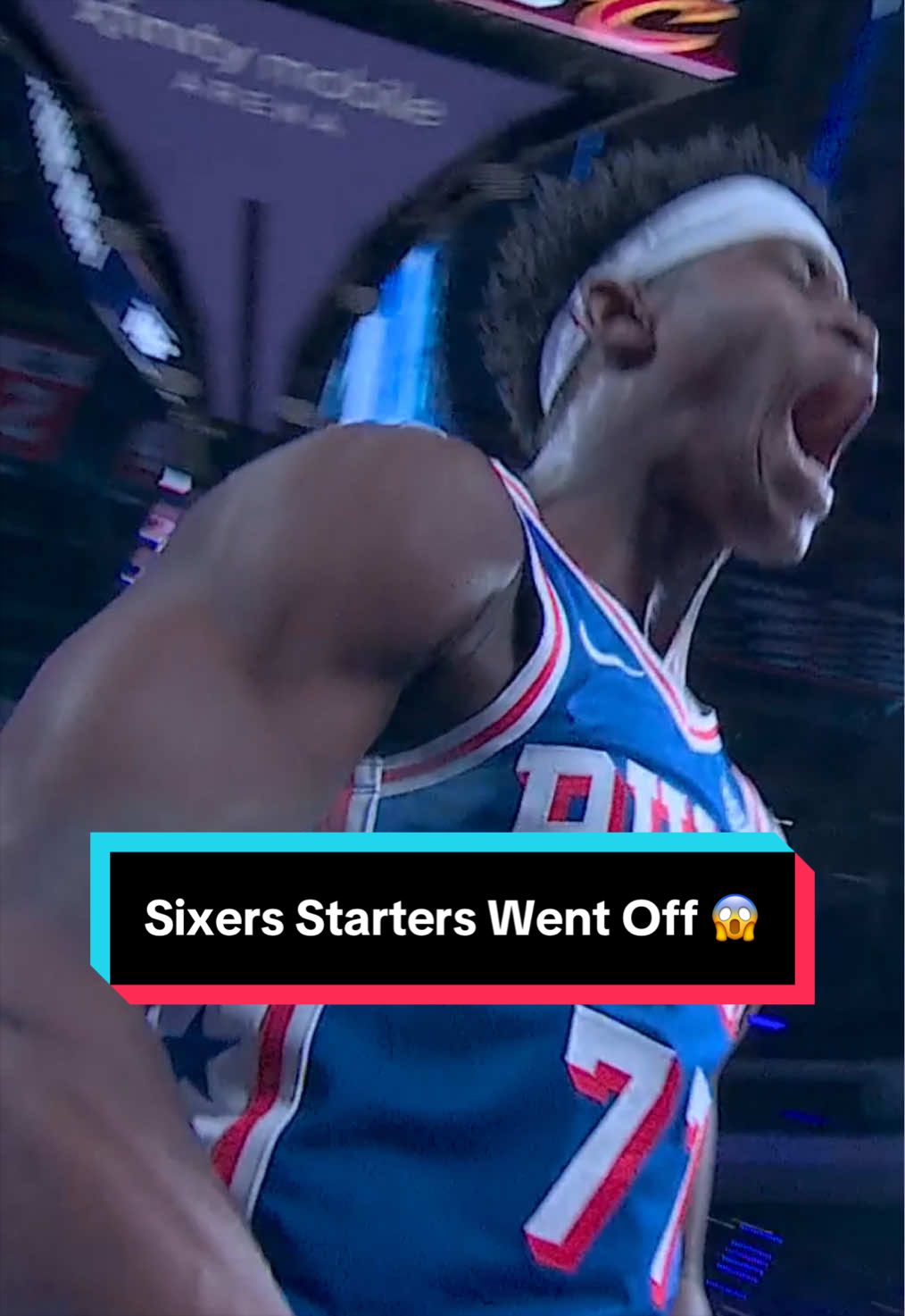 MAXEY. VJ. JAYLEN. BRON. EMBIID. 🔥 The Sixers starters had themselves a night 🗣️ 