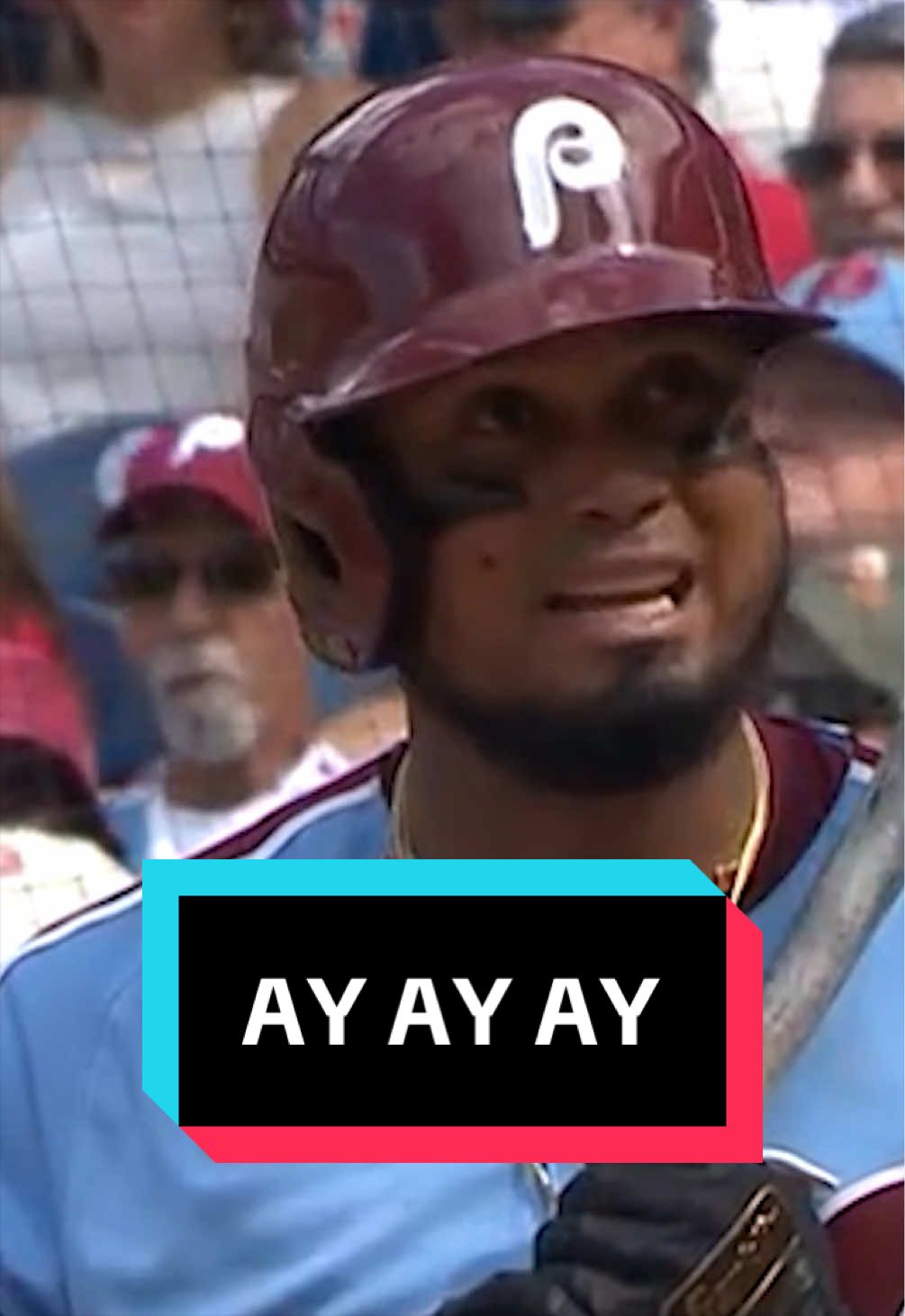 Turn your sound up to hear Luis Arraez's response to this pitch 😭