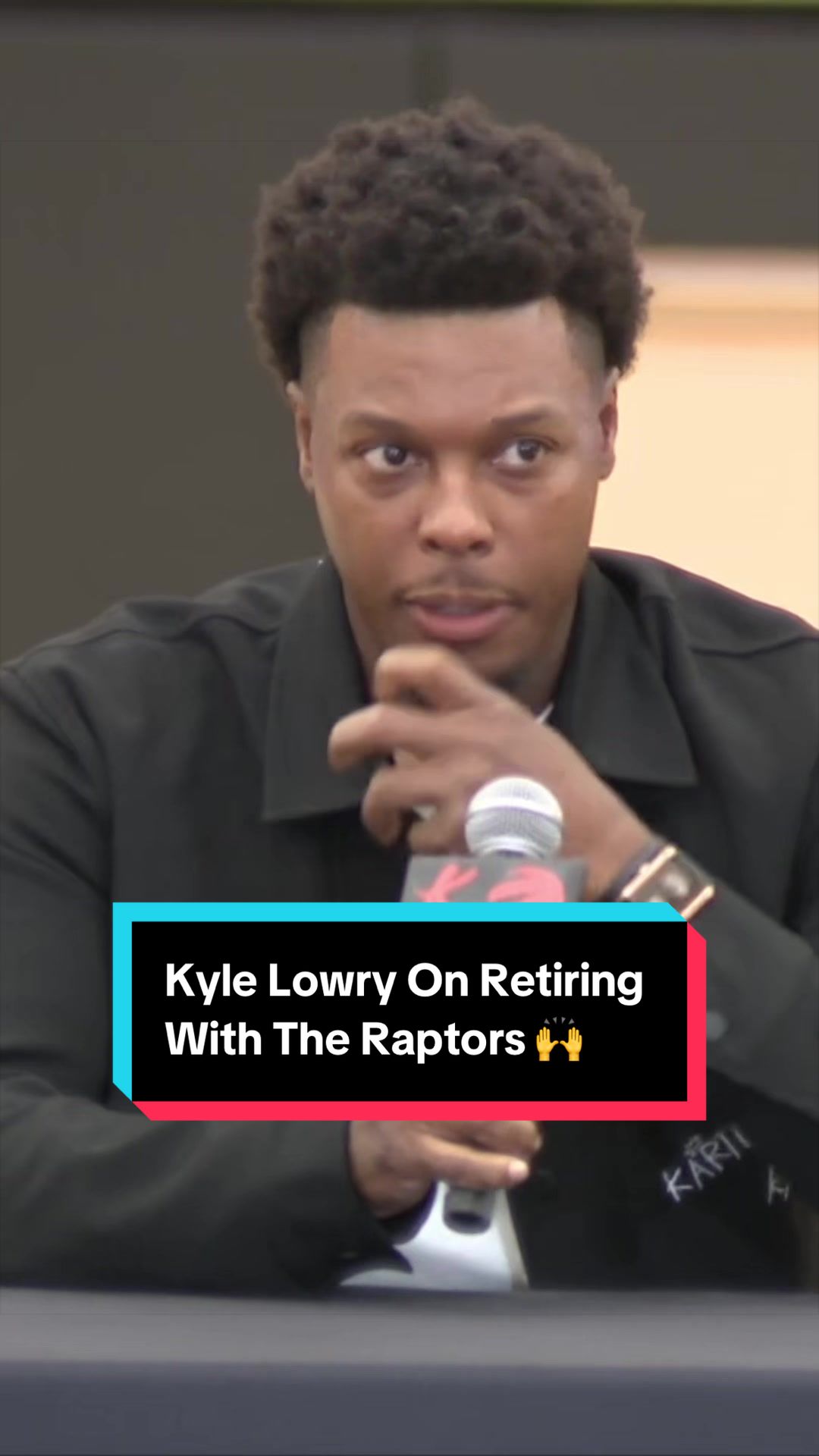 Kyle Lowry on retiring as a Toronto Raptor 👏 