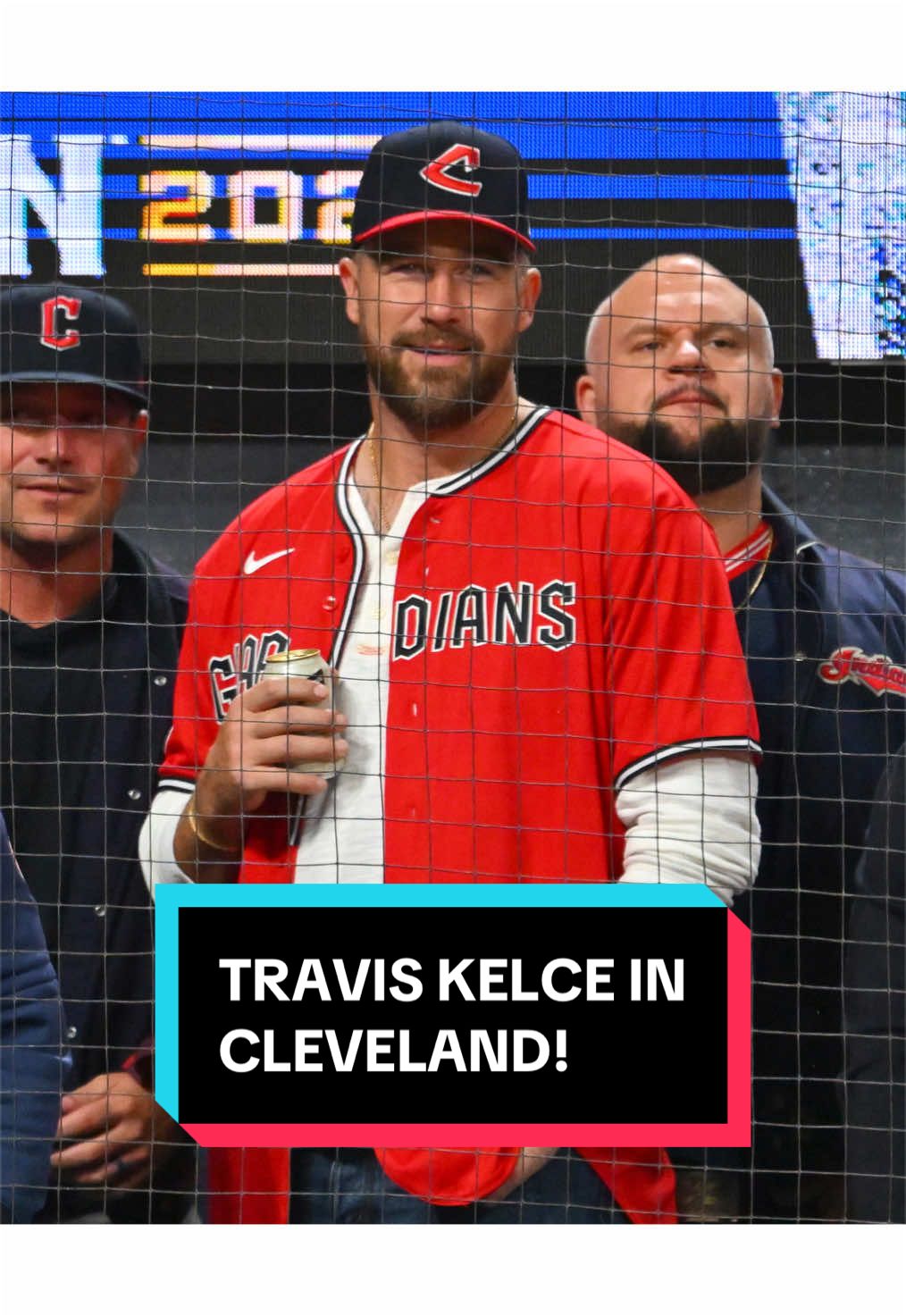 Cleveland Heights native and 3x Super Bowl champion Travis Kelce is in attendance for ALDS Game 5!