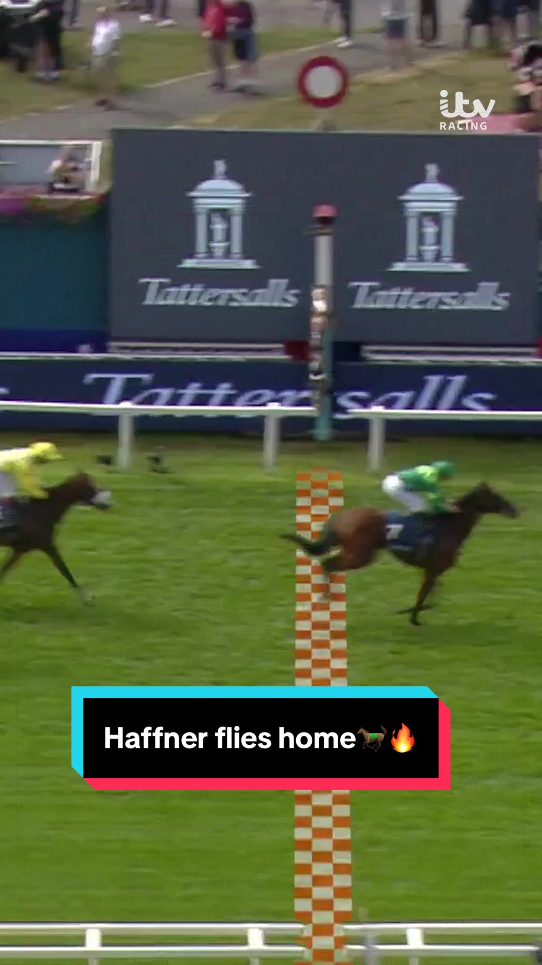 HAFFNER GETS THE JOB DONE! 🏆🏇
