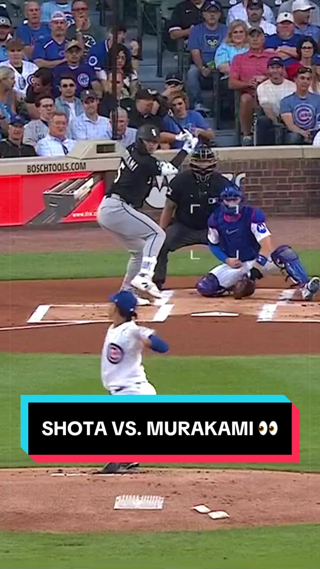 Munetaka Murakami and Shota Imanaga faced off for the first time in the Majors … who came out on top? 👀