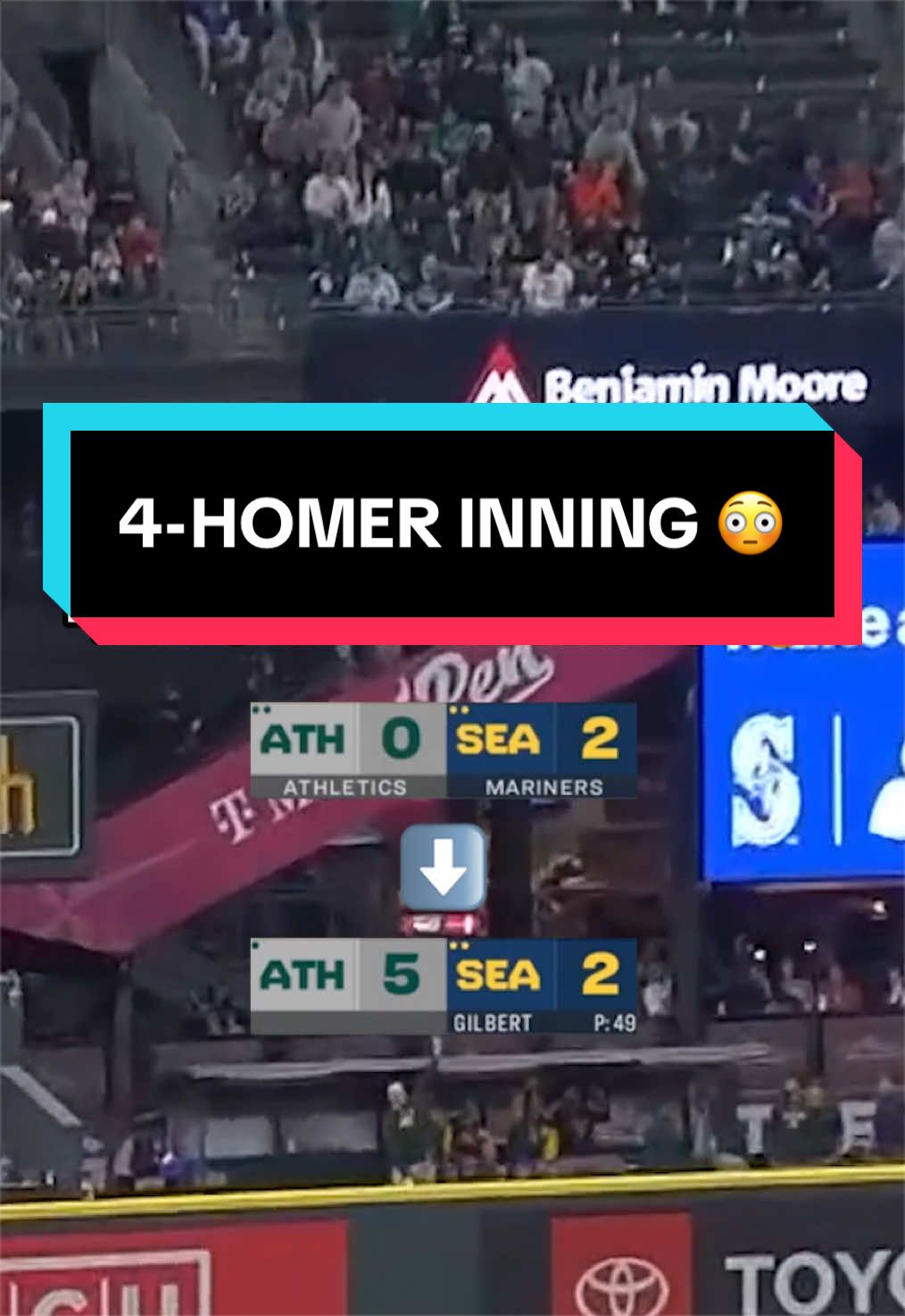 The @Athletics are MASHING 😮‍💨