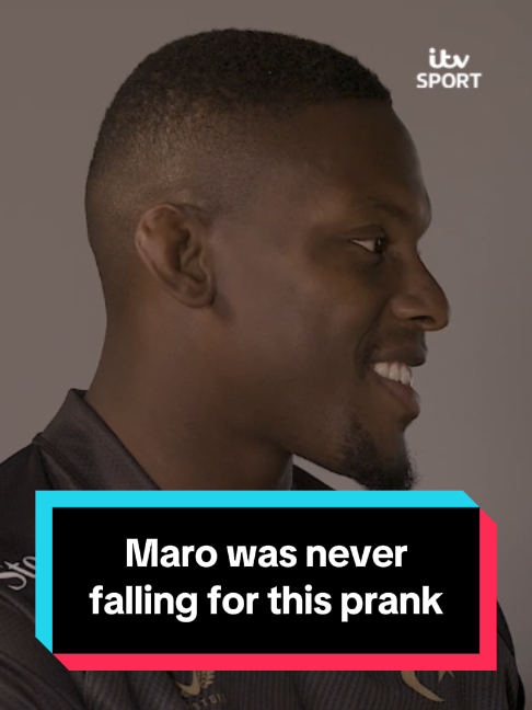 Maro Itoje had this prank sussed out from the start 😆