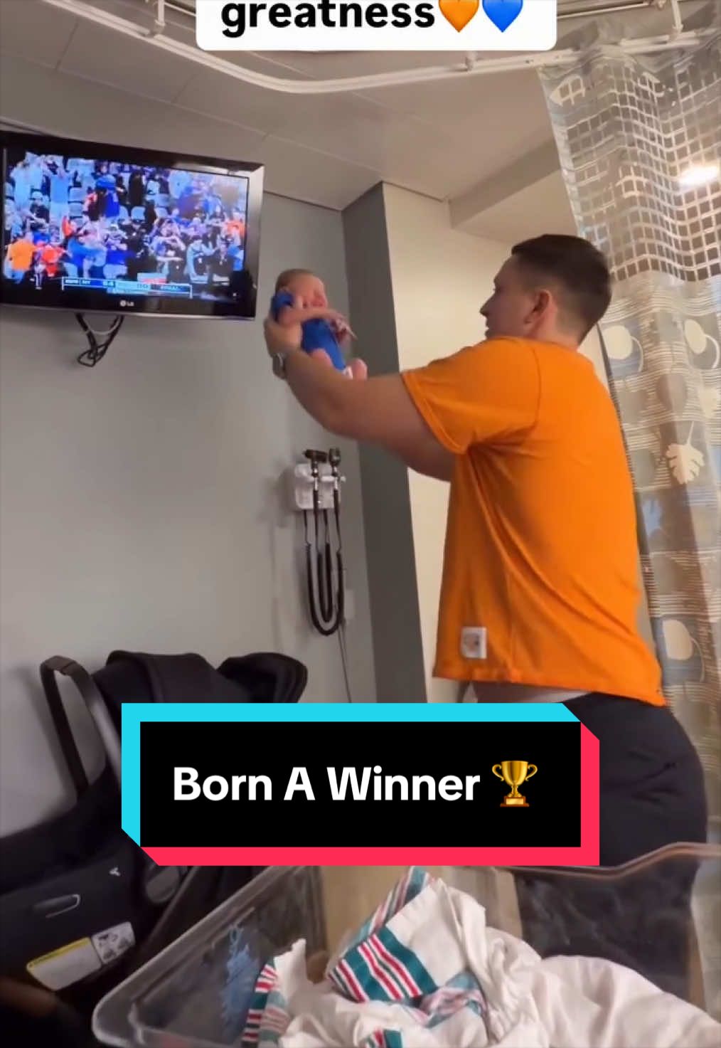 She was born a winner... literally 😂