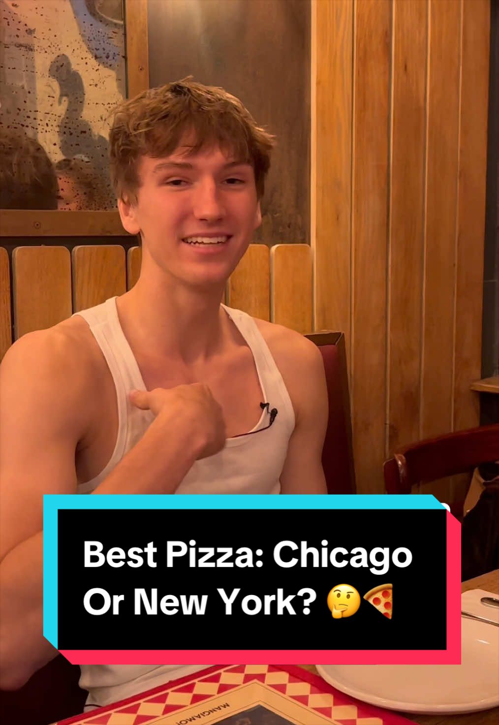 “Anything belongs on pizza if you like it.” 🙌 Matas Buzelis @14 has his pick for best pizza 🍕🤩