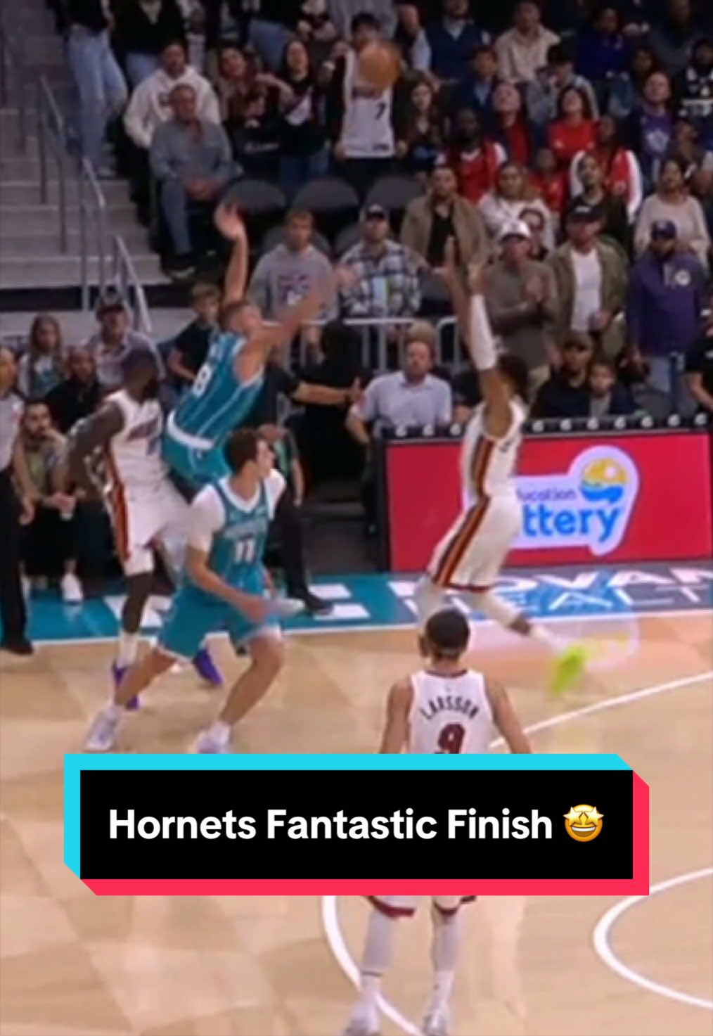 What a FANTASTIC FINISH for the @Charlotte Hornets 🙌 