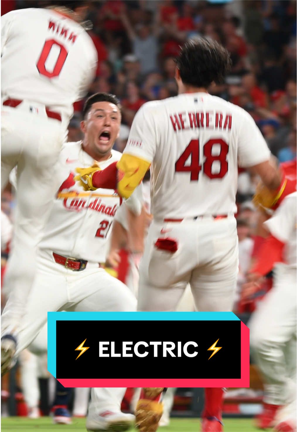 St. Louis was ROCKIN’ after that walk-off 🤩