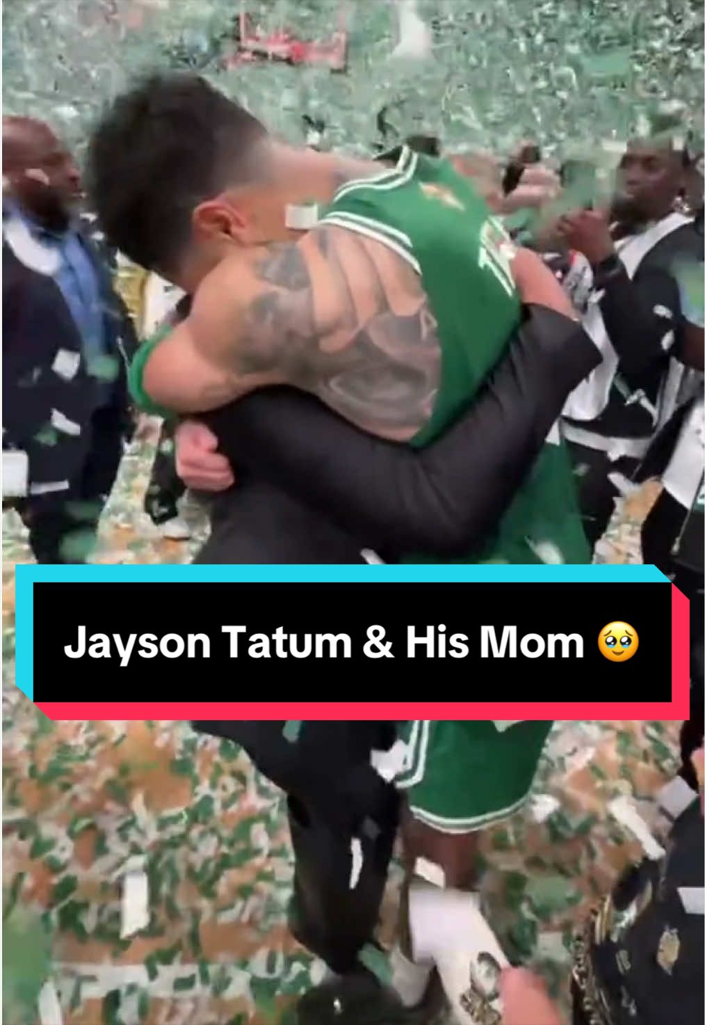 This moment between Jayson Tatum and his mom from the 2024 NBA Finals was too wholesome 🥹❤️