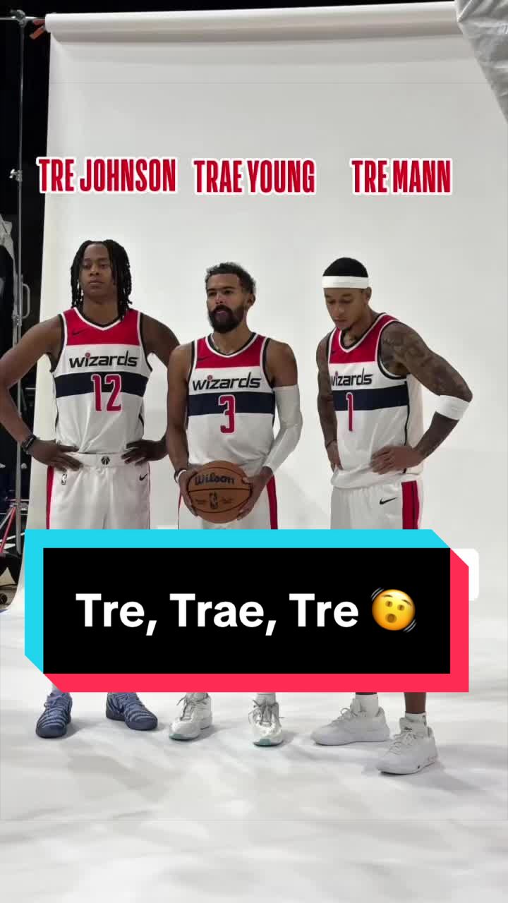 Meet the @Washington Wizards Tr(a)e’s 😂 