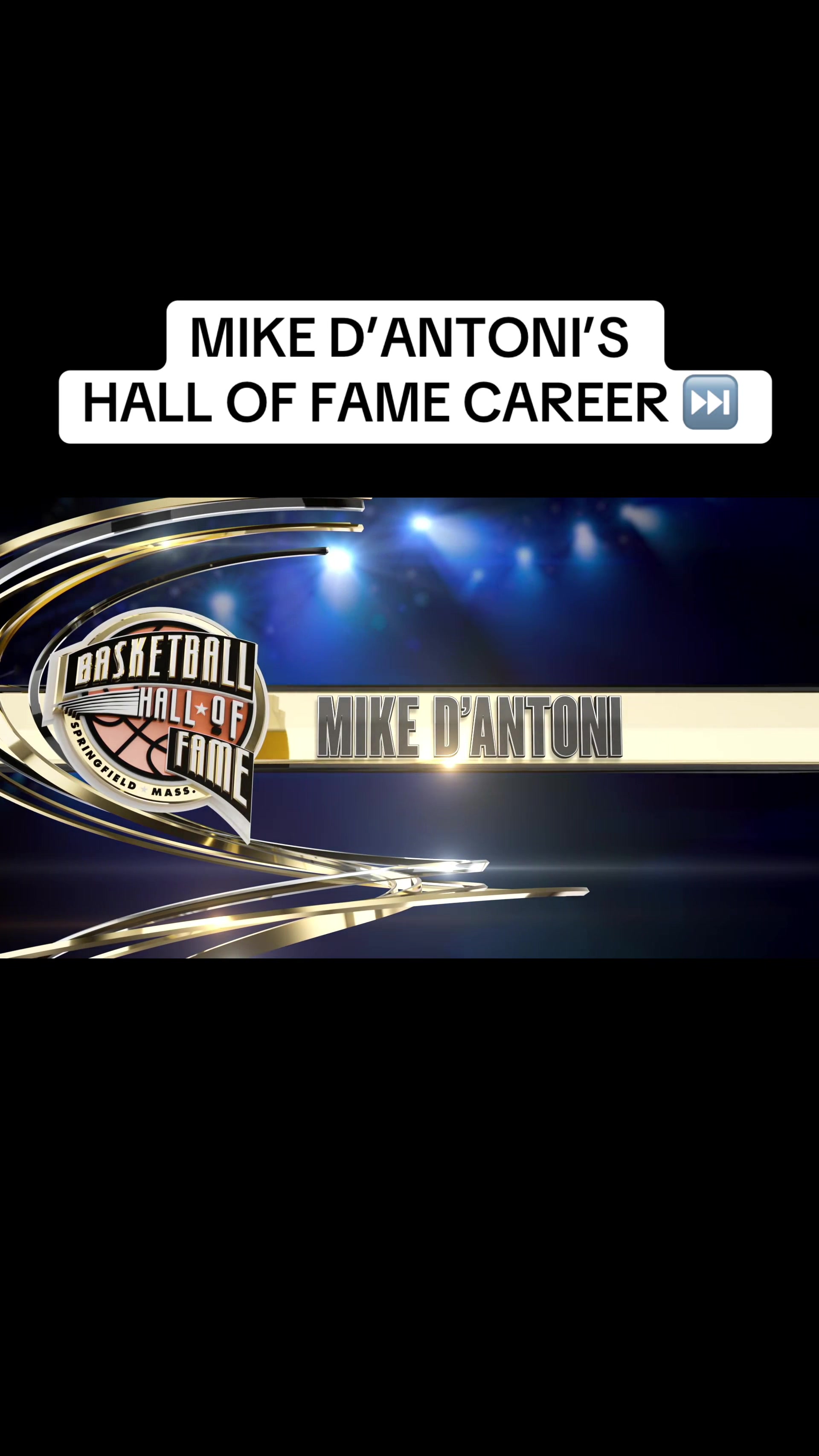 Congrats to the Class of 2026 @Basketball Hall of Fame inductee Mike D’Antoni 👏 
