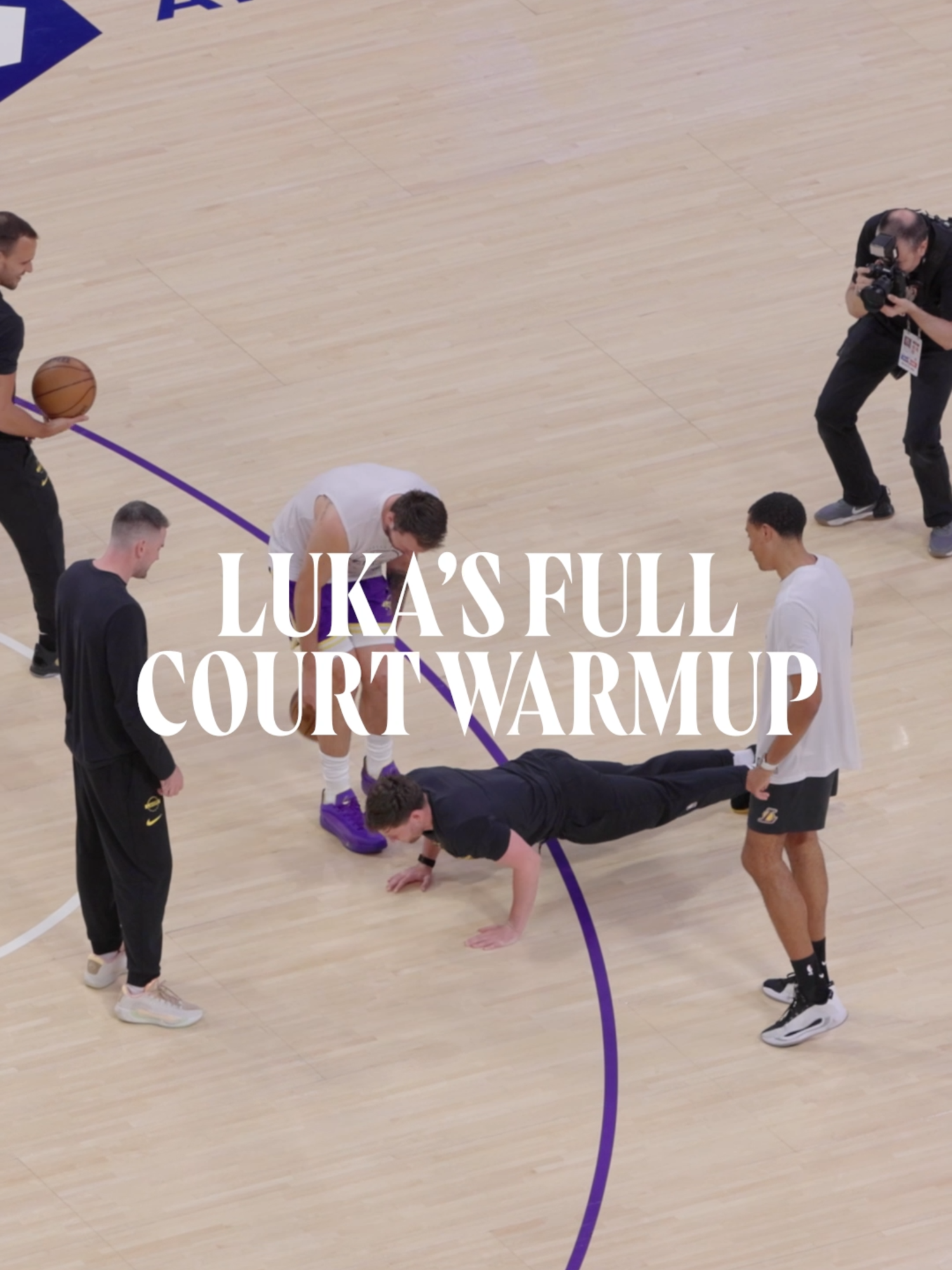 The work before the work -- everything Luka does to warm up for a game 