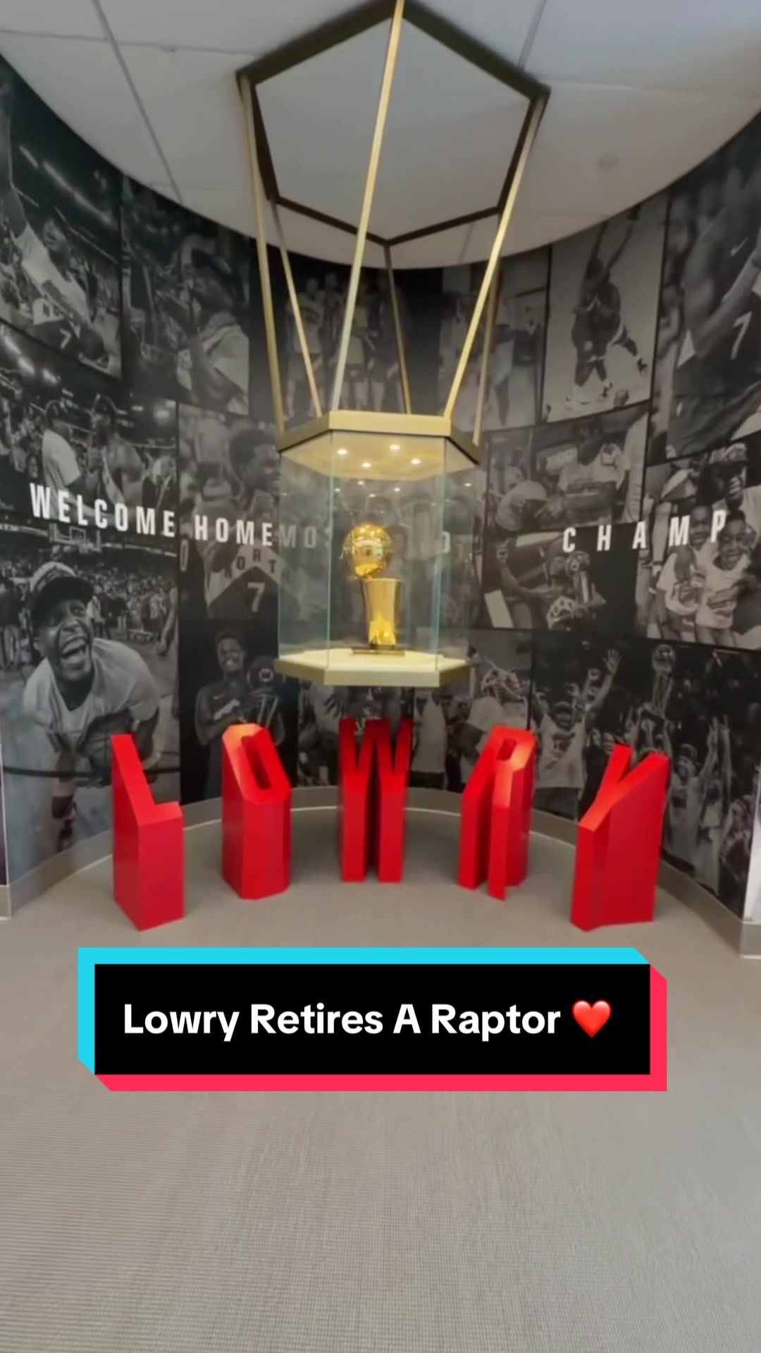 Kyle Lowry retires a Raptor! 🏀 ❤️ 