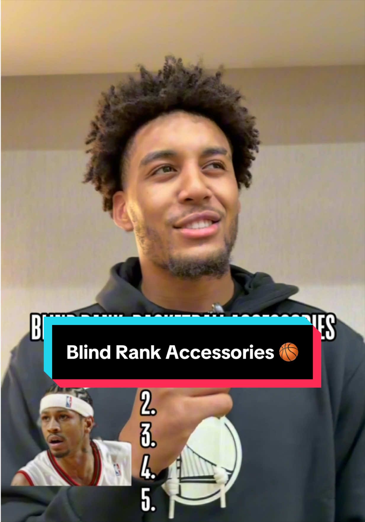 “I’m not putting that one.” @yax blind ranks basketball accessories… and refused to give the no. 1 spot 😂 