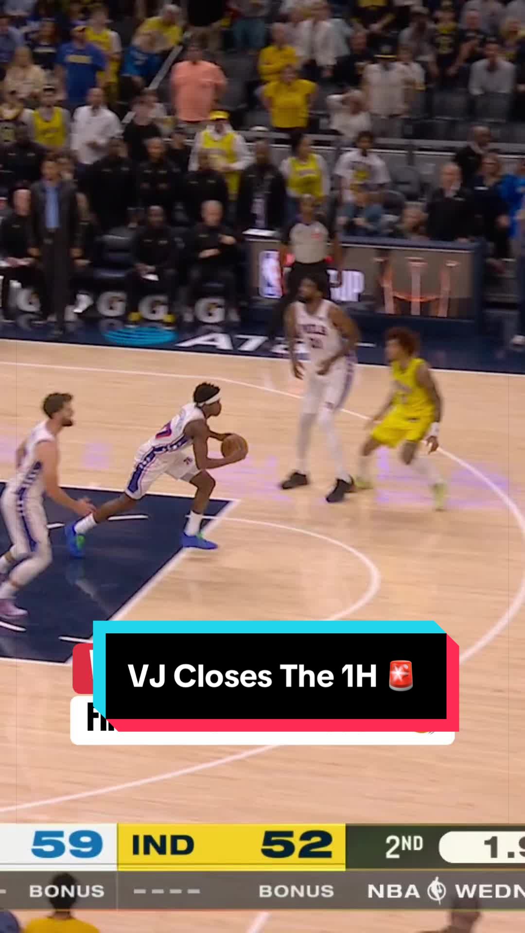 VJ with the halfcourt launch with ease 🤩 