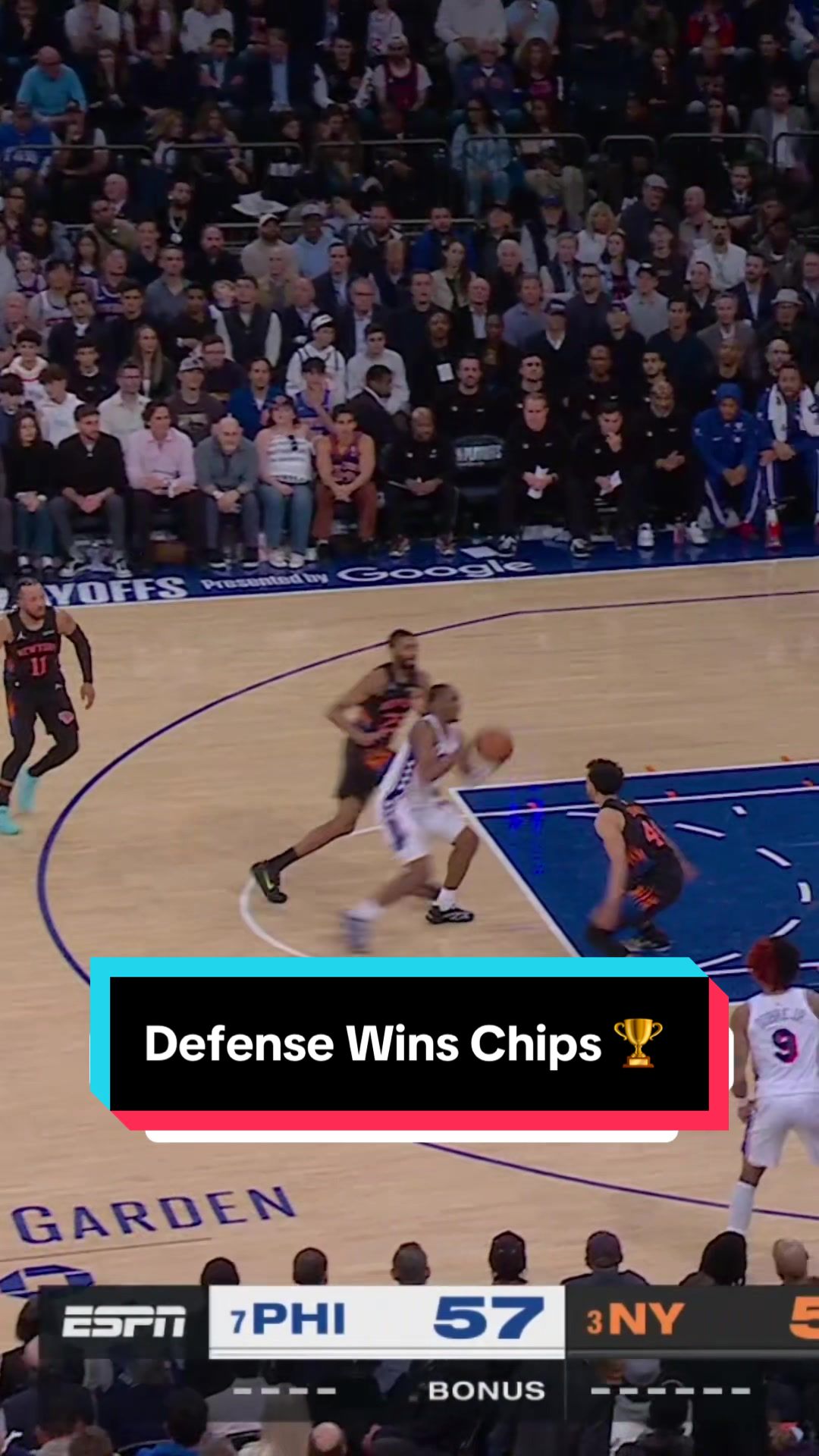 The 2025-26 Champion New York Knicks showed us once again: defense wins championships!